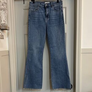 Hidden Classic Blue Denim Women's Flair leg Jeans